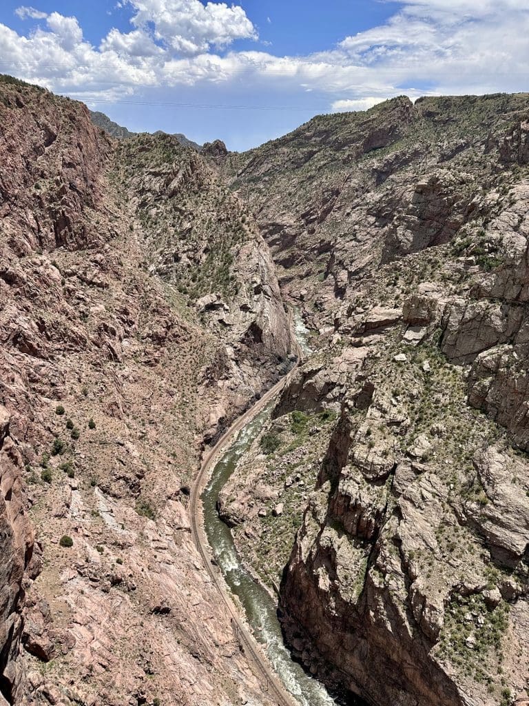 Southern view of Royal Gorge from the Royal Gorge Bridge, Canon City, Colorado