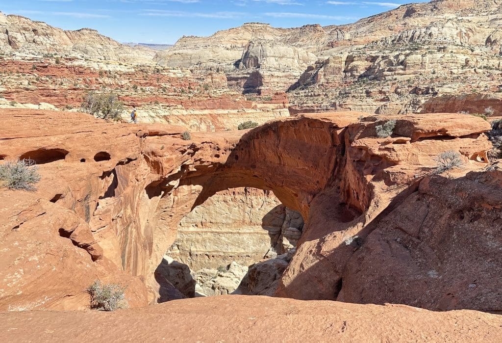 Top of Cassidy Arch at 6,350 feet