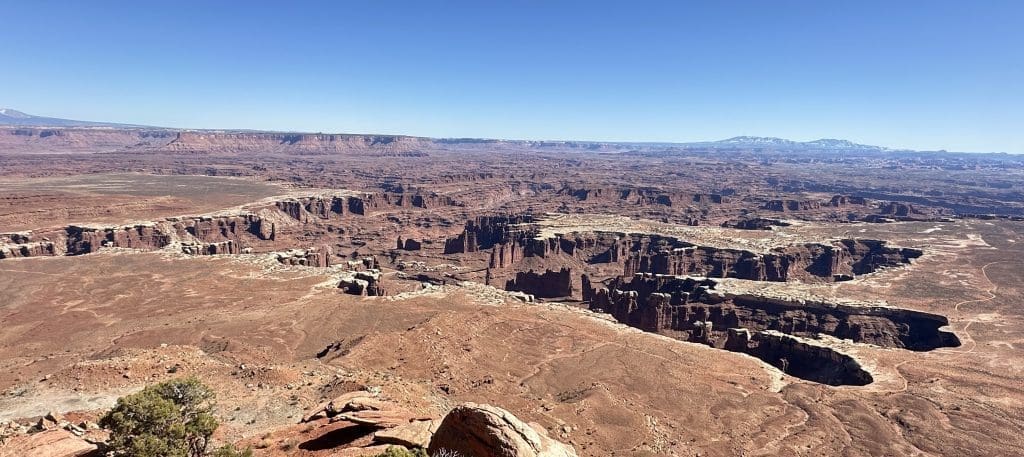 Grand View Point Overlook in Canyonlands