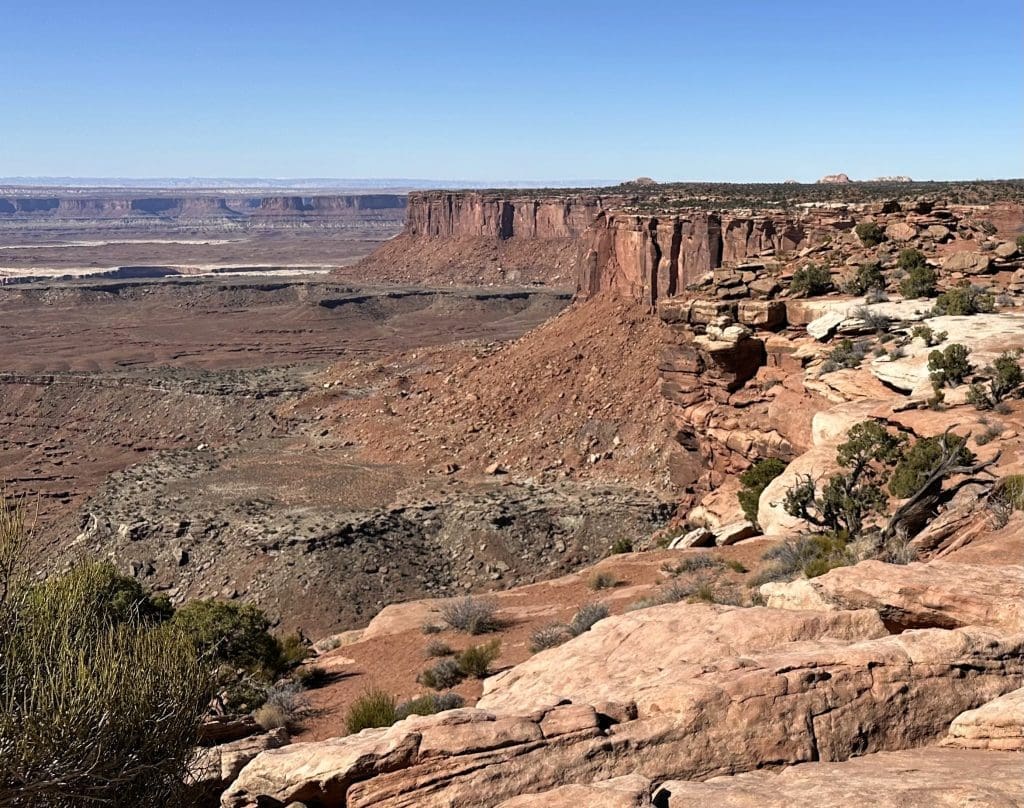 Orange Cliffs Overlook in Canyonlands