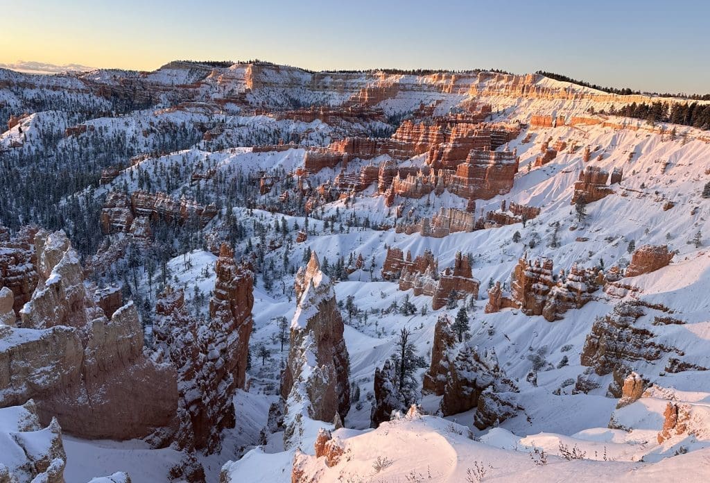 Sunrise Point as sun rises