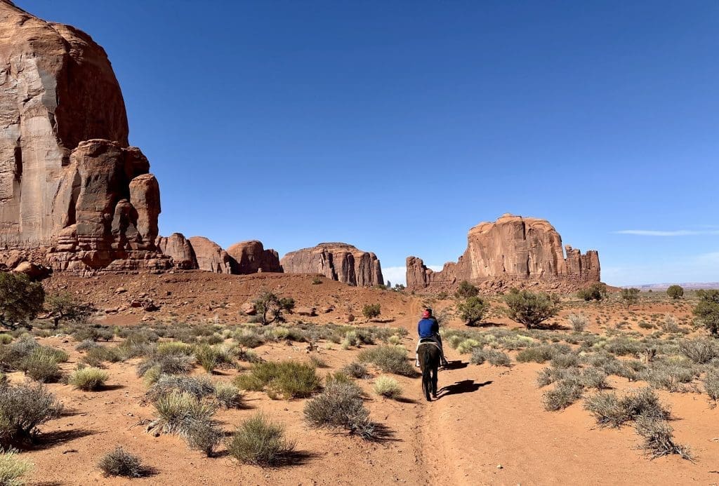 Explore the backcountry of Monument Valley Tribal Park on horseback
