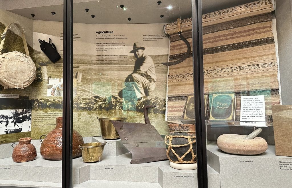 Agricultural exhibit at Zion Human History Museum teaches how Native Americans and Mormon settlers farmed over time