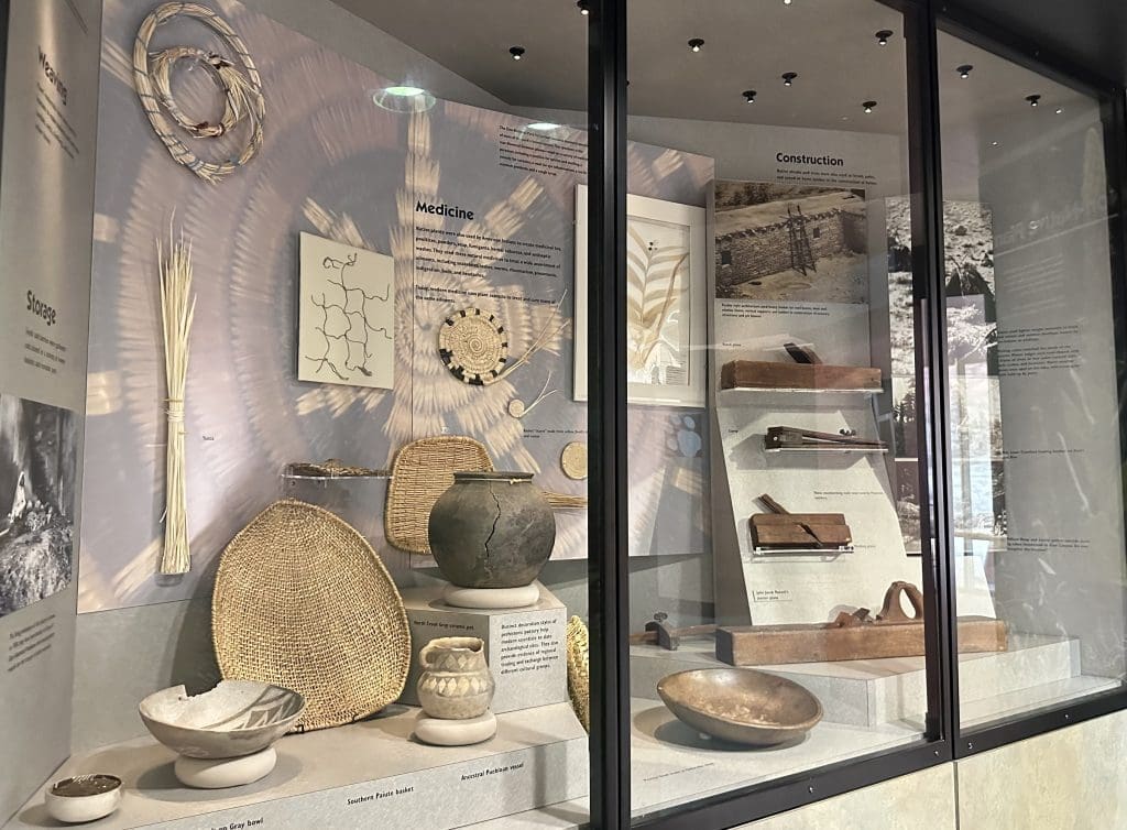 Native American artifacts at Zion Human History Museum