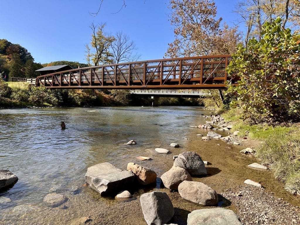 Cuyahoga River near Boston Mill in Cuyahoga Valley NP
