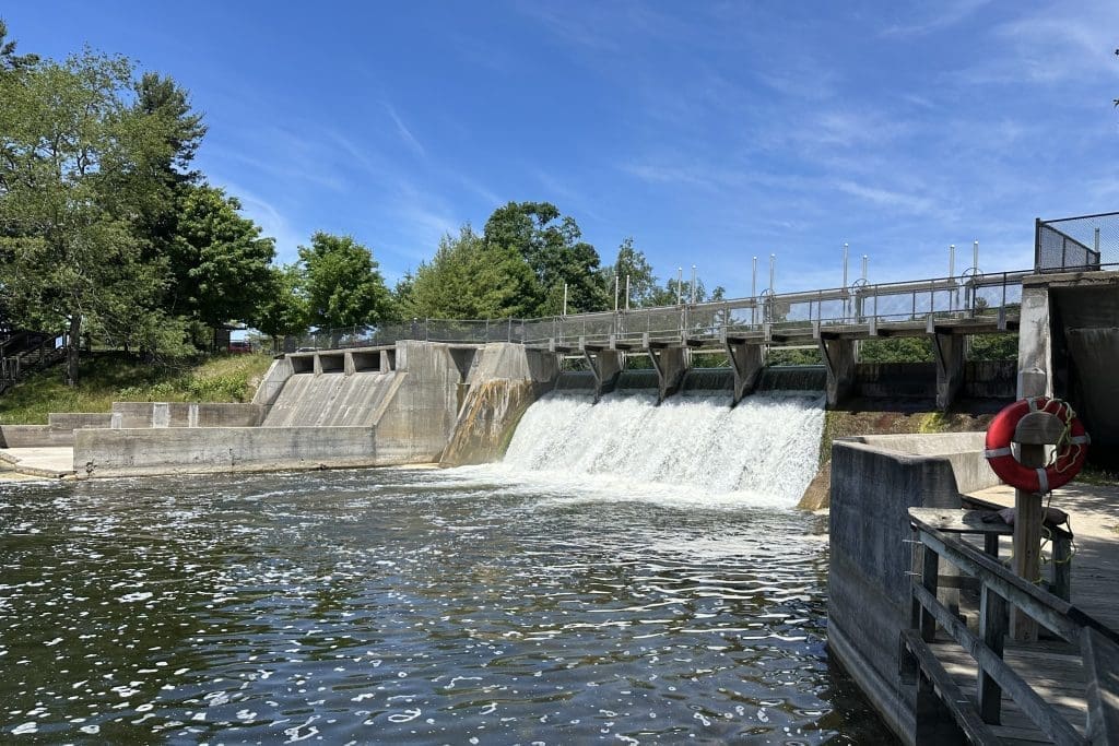Hamlin Dam at Ludington State Park