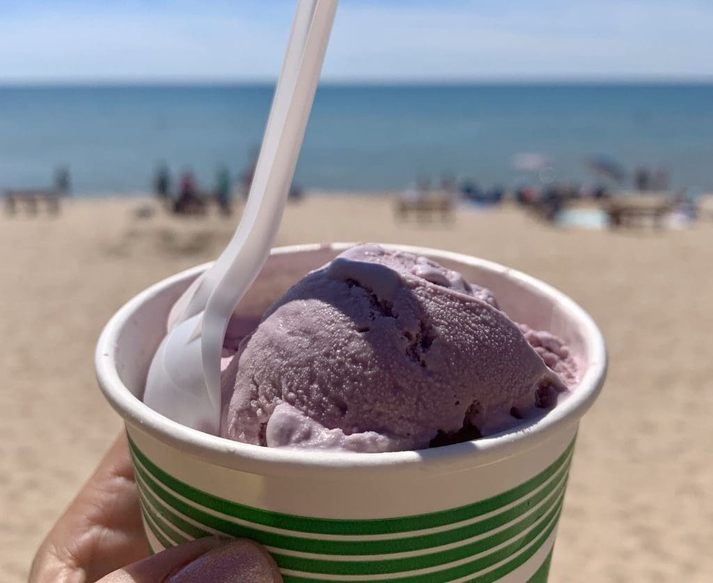 Always make room for ice cream, especially on the beach