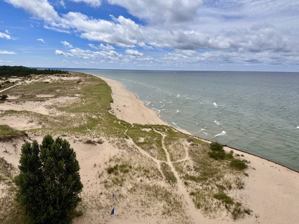 Lake Michigan coast south of Big Sable Point, Ludington State Park