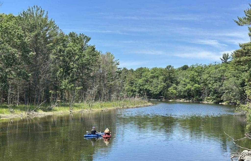 Kayak down Big Sable River to Lake Michigan