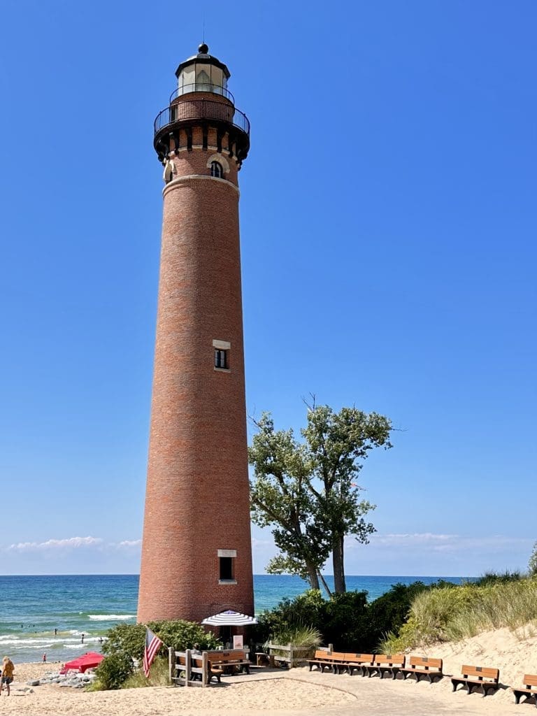 Little Sable Point Lighthouse near Silver Lake State Park, in western Michigan