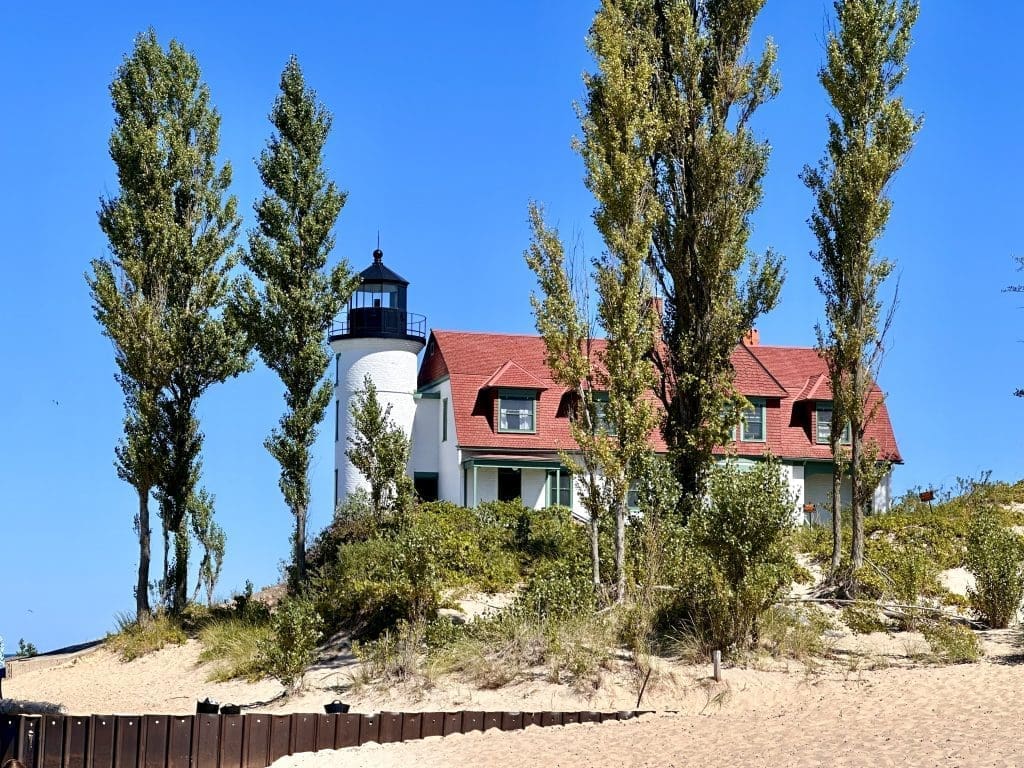 Point Betsie on Lake Michigan