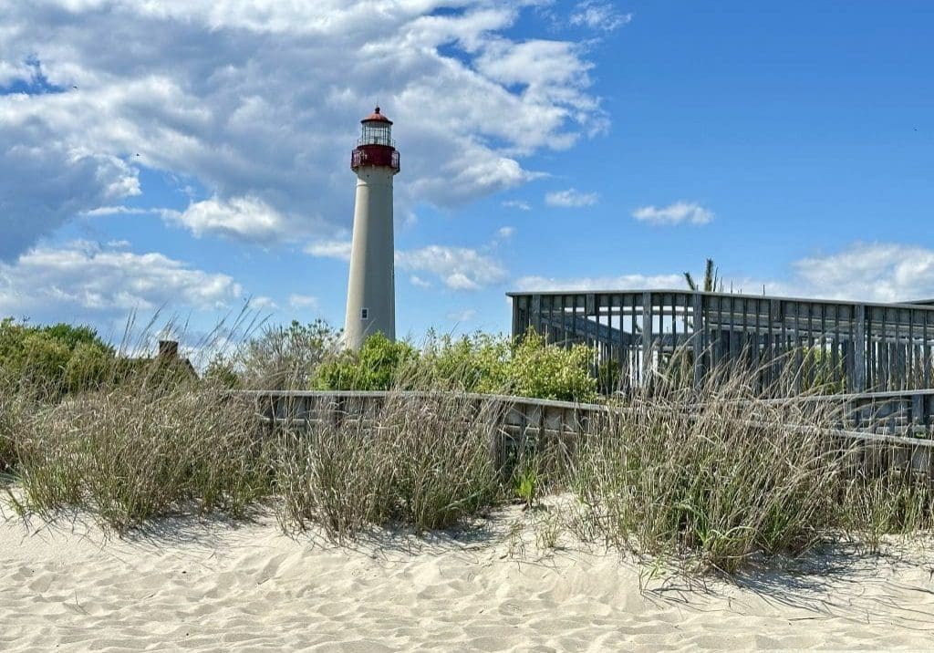 Cape May Light at Cape May Point State Park in southern New Jersey